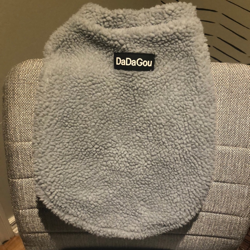 100% cotton Sherpa pet vest